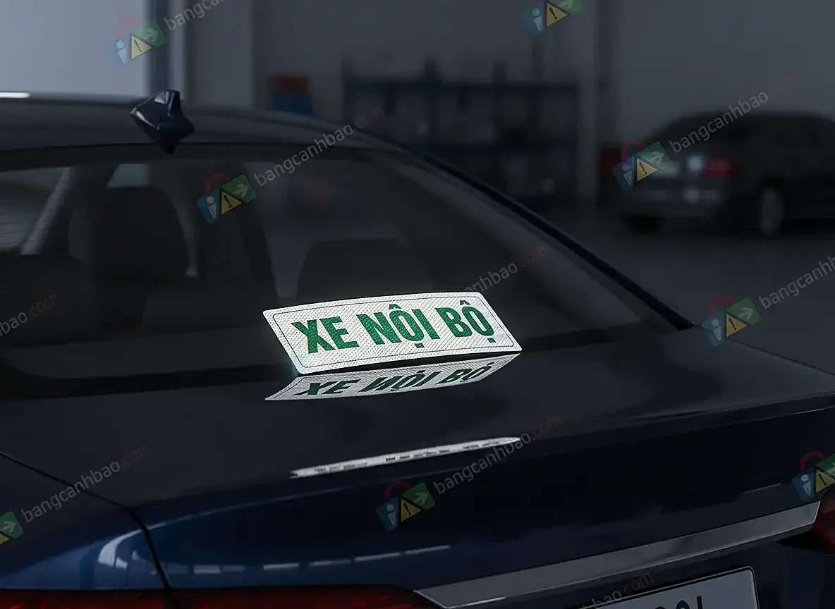 Nhãn Phản Quang 3M – Biển Nhận Diện Xe Chuyên Dụng Bền Đẹp, Siêu Sáng Ban Đêm - 8